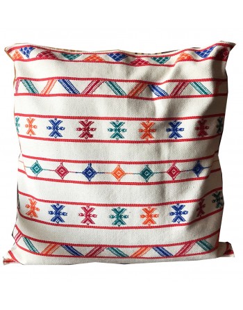 copy of Craftinence Black & Multicolor Embroidered Pattern - Set of 2-Cotton Cushion Cover 16x16