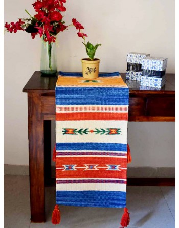 Craftinence Rose Table Runner Pro-13"X48" Multicolor - Sustainable Home decor-tableware