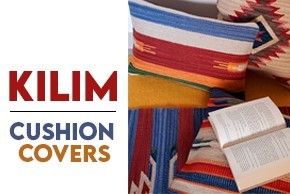 NATURAL FIBRES- KILIM CUSHION COVERS