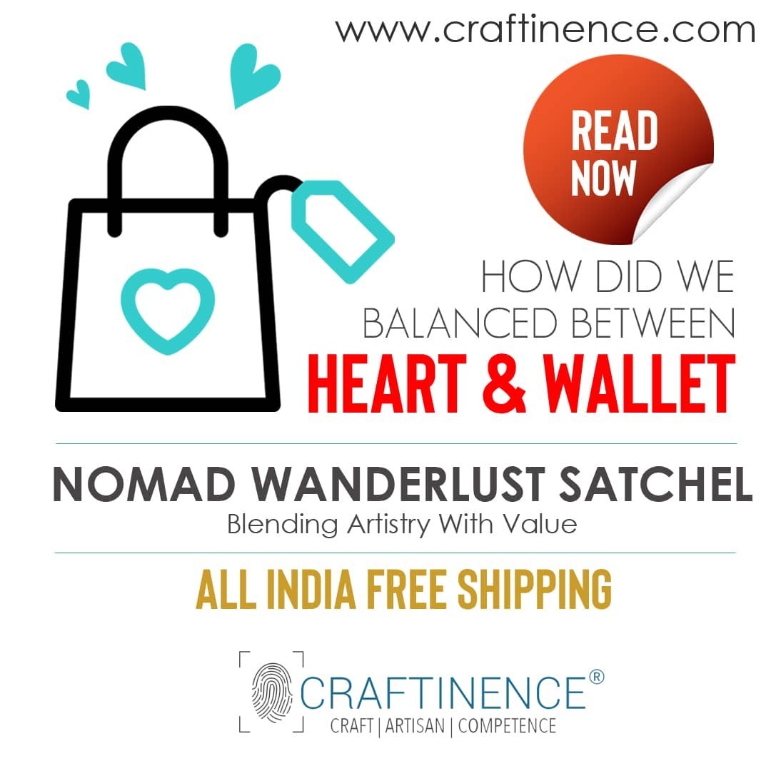 Flauntit Bag Prices in India: See How Craftinence® Handmade Nomad Wanderlust Satchel Balances Artistry and Value
