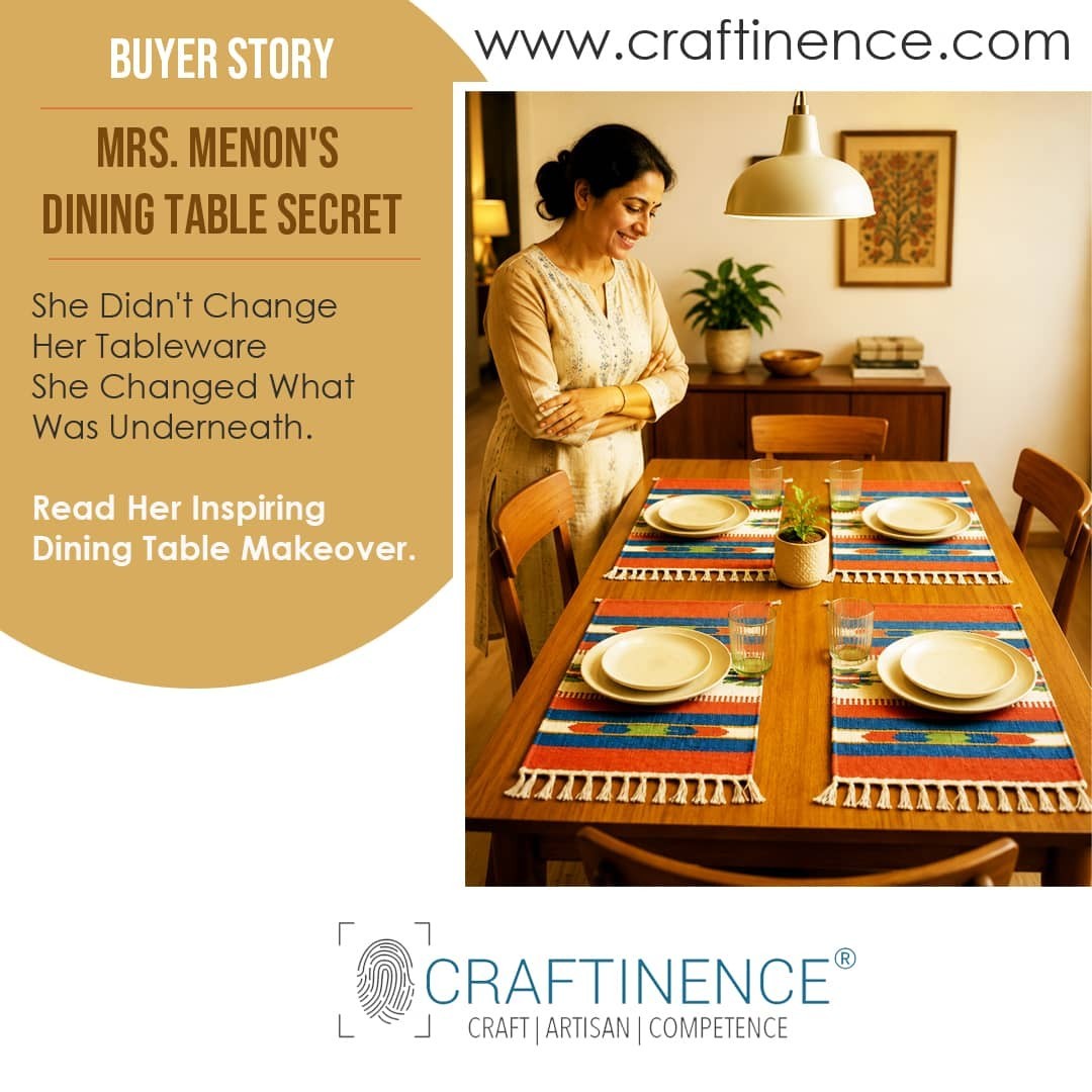 Mrs.Memnon Didn't Change  Her Tableware ,She Changed What Was Underneath.